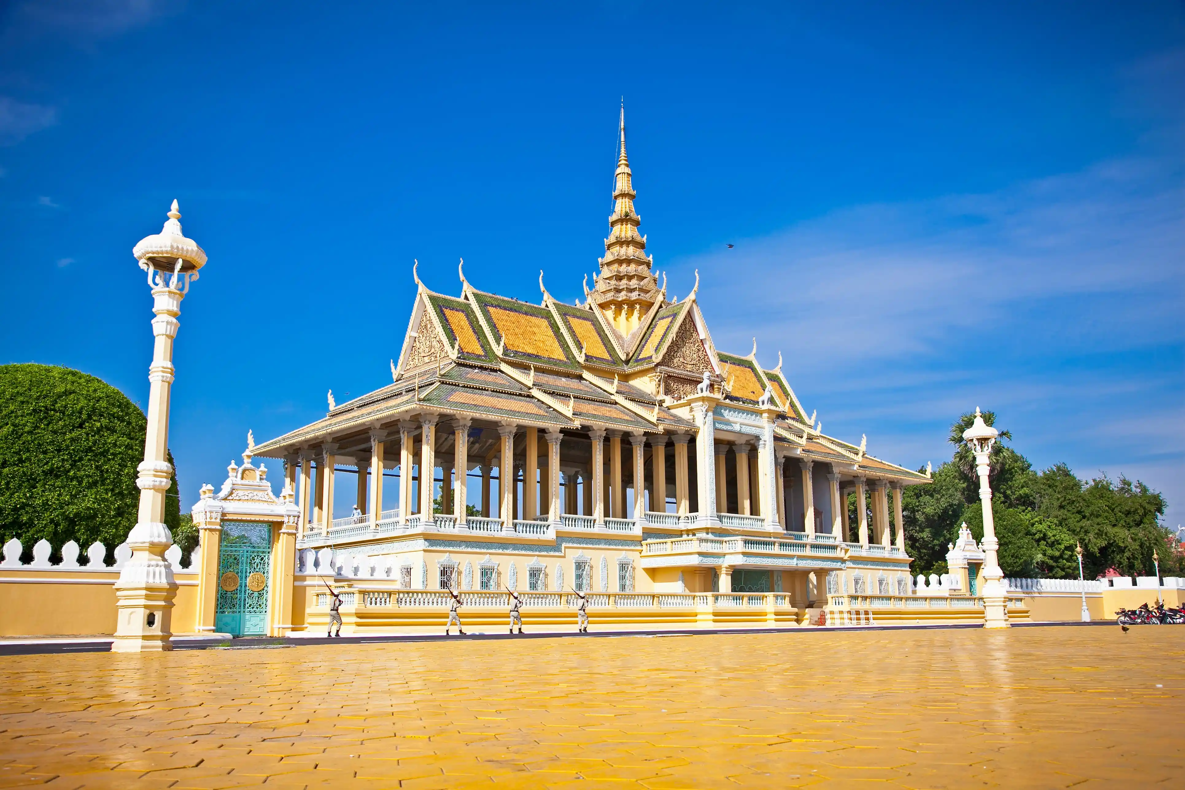 Majestic Royal Palace and Silver Pagoda Architecture in Phnom Penh Cambodia