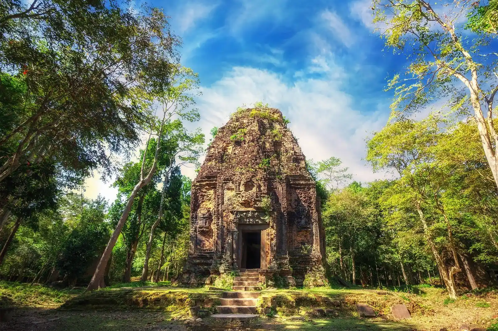 UNESCO Sambo Prei Kuk Pre-Angkorian Brick Temple Ruins in Kampong Thom
