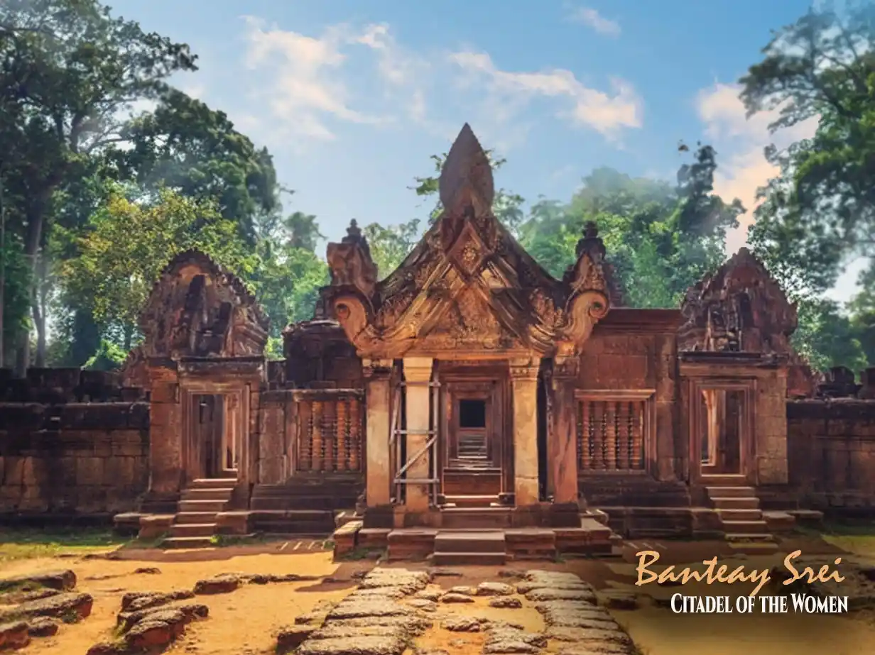 Angkor Wat Grand Circuit and Banteay Srei Pink Sandstone Temple Tour